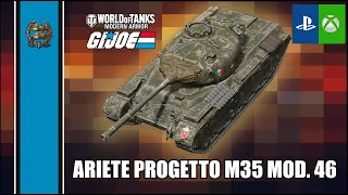 Ariete Progetto M35 mod. 46 / World of Tanks Modern Armor: G.l.Joe/ PlayStation5 / WoTConsole
