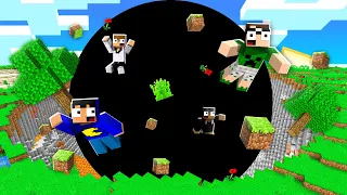 um BURACO NEGRO está nos PERSEGUINDO no Minecraft! 😫⚫