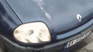 how to clean dull car headlights alone #simple