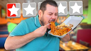 I ate the WORST Rated CHINESE FOOD in my area