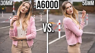 SONY a6000 - My Sigma 30mm F/1.4 vs. Sigma 56mm F/1.4 in Portrait Photography! [2022]