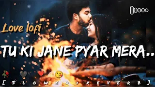 Tu ki jane pyar mera...|| Arijit singh || [slowed+reverb] || Mind relaxing lofi song || 🥀🖤