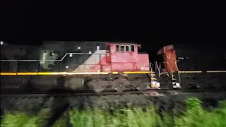 CSX Ethenol train with a rare CN cw44-9 Cowl hood @Shenandoah Junction 6/1/24