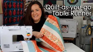 How to Quilt as you go: Make a quick table runner