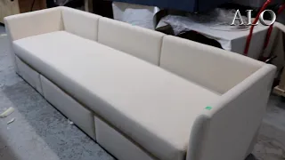 HOW TO UPHOLSTER A SECTIONAL SOFA - DIY - ALO  upholstery