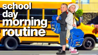 From Dawn To School Bell: A Family's Hectic School Day Morning Routine! | Gaby and Alex's Family