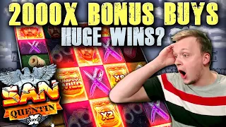 HUGE WINS on new San Quentin x2000 BONUS BUYS!