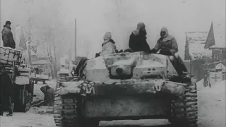 StuG IIIs in action on the Eastern Front in early 1943