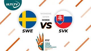 Sweden vs. Slovakia - WJUC 2022 - U20 Mixed - Pool Play