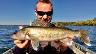 Slip Bobber Fishing For Walleye in Wisconsin! (Fall Fishing Tips)