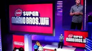 New Super Mario Bros. Wii press conference announcement and gameplay (E3 2009)