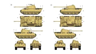 Немецкий танк Sd.Kfz.171 Пантера с покрытием zimmerit в масштабе 1:35 от компании Hobby Boss