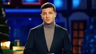 President of Ukraine Volodymyr Zelensky congratulates on New Year 2020!