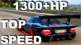 1300+HP Mercedes-Benz AMG CLK GTR FORZA EDITION - TOP SPEED - Forza Horizon 5 - FIRST PERSON