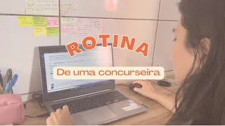 STUDY VLOG | rotina de concurseira que trabalha.