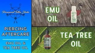 Piercing Aftercare | 🪶 Emu Oil & Tea Tree Oil 🌿 (Piercing Bump Treatment)