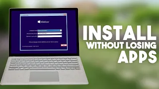 How to reinstall windows without losing apps and files [Windows 10]