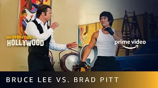 Fight Scene - Bruce Lee Vs. Brad Pitt | Once Upon A Time In Hollywood | Amazon Prime Video