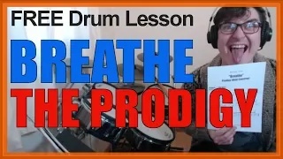 ★ Breathe (The Prodigy) ★ FREE Video Drum Lesson | How To Play SONG (Matt Cameron)