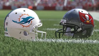 Madden NFL 21 - Miami Dolphins Vs Tampa Bay Buccaneers (Madden 22 Rosters) Full Game PS4 Gameplay