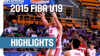 Croatia v Canada - Quarter-Final Game Highlights - 2015 FIBA U19 World Championship