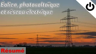 [Résumé] Éolien, photovoltaïque et réseau électrique.