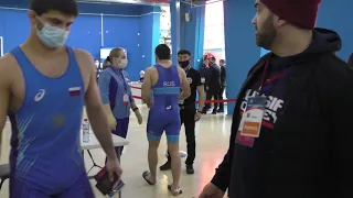 Взвешивание борцов Чемпионат России 2021, до 86 и 92 кг.