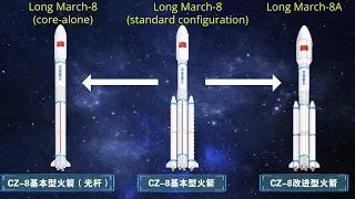 The Long March-8A launch vehicle