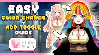 Color Change Toggle in VTube Studio Tutorial and Guide