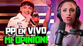 PESO PLUMA EN VIVO!  CALIDAD O CANTIDAD? | VOCAL COACH reaction & Analysis