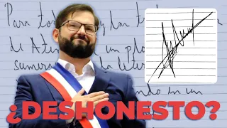 ANÁLISIS GRAFOLÓGICO de GABRIEL BORIC – LETRA y FIRMA del PRESIDENTE de CHILE