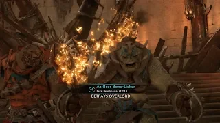 Overlord Betrayed By 4 Olog Bodyguards - Shadow of War