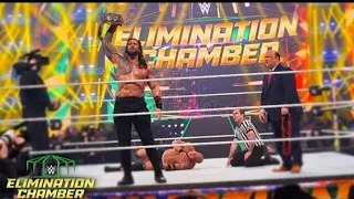 Roman Reigns Vs Goldberg Full Match Highlights | WWE Elimination Chamber 2022 Highlights And Results