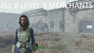 Fallout 4: How to Get All 8 Level 4 Merchants (In Depth Tutorial)