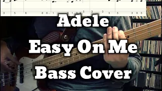 Adele - Easy On Me (Bass Cover) Bass Tab