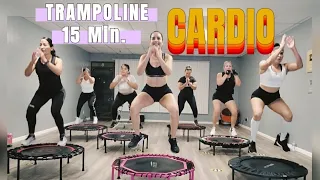 15 Min Trampoline Rebounder With Timer | Cardio Intenso Quema Grasa 🔥