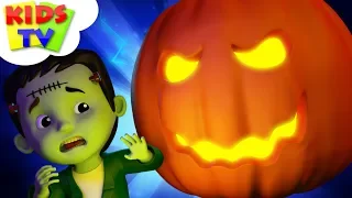 There's A Scary Pumpkin | Halloween Songs For Kids |  Halloween Cartoon Videos by Kids TV