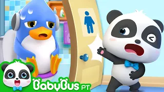 🐼 Desenho Animado | Usando o Banheiro Sozinho 🚽💩 | Bons Hábitos | BabyBus Portuguê