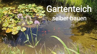 Gartenteich selber bauen. Vermeide unbedingt diese Fehler! Meine Tipps & Erfahrungen nach 15 Jahren!