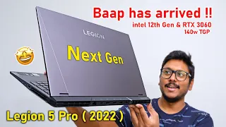 Next Gen Lenovo Legion 5i Pro 2022 Review... Asli Baap on budget ?🔥