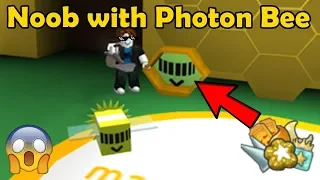 Noob With Photon Bee! Get 25 Bees In Less Than Hour!!!  - Bee Swarm SImulator