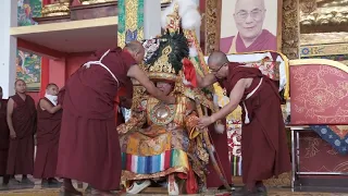 Tibetan Nechung Oracle Trance, 2019 India DSCF0909