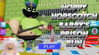 [NEW!] HOPPY HOPSCOTCH BARRY'S PRISON RUN! (OBBY!) #roblox #scaryobby