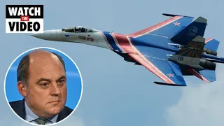 Russian fighter jet fires missile near British RAF plane over Black Sea