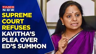 No Relief For K Kavitha, Supreme Court Refuses To Put Stay On ED's Summon | English News