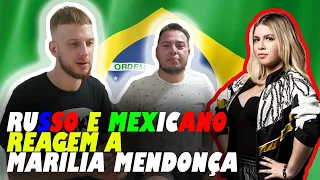 GRINGOS REAGEM à MÚSICA BRASILEIRA! MARÍLIA MENDONÇA (SUPERA). REACT