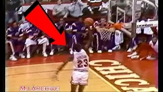 Michael Jordan - ''Air Jordan Logo Dunk'' After Steal From Magic Johnson!