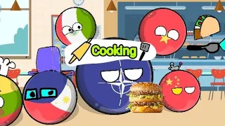 Countryballs school🏫(🌮Cooking🍳) Part 3 Animation