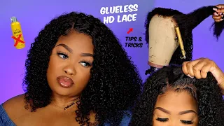 REALLY GLUELESS HD LACE FRONTAL WIG | BEGINNER FRIENDLY TIPS | LUVME HAIR