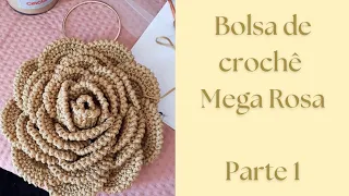 BOLSA DE CROCHÊ- Mega Rosa | Parte 1